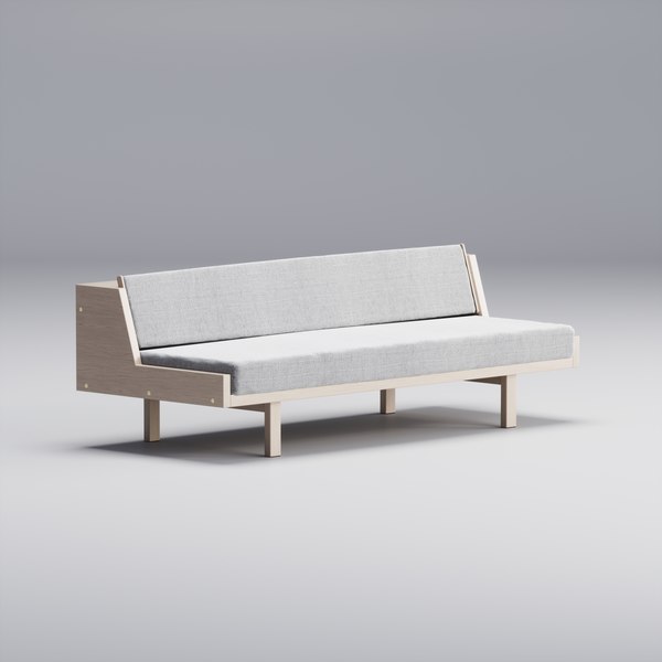 Getama GE 258 Sofa Bed By Hans Wegner 3D model - TurboSquid 1976215