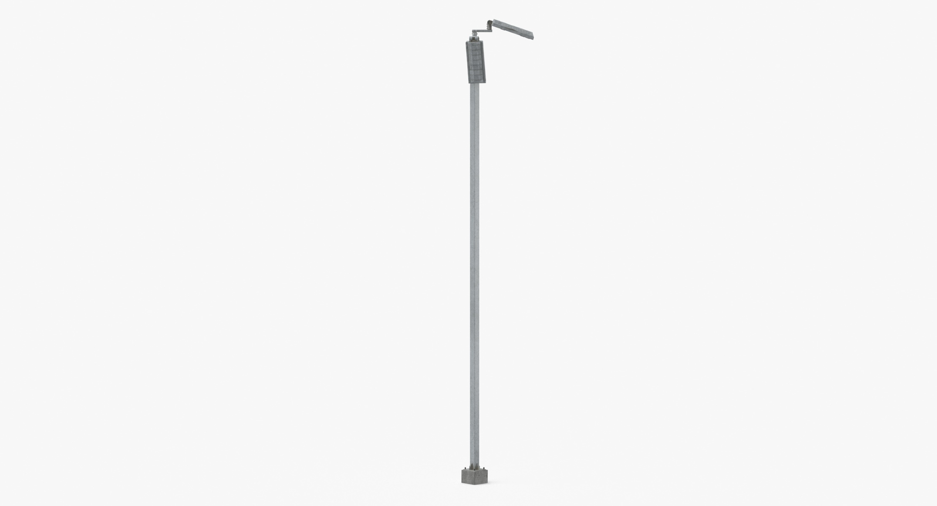 3D LED Street Light Double Damaged Model - TurboSquid 1869717