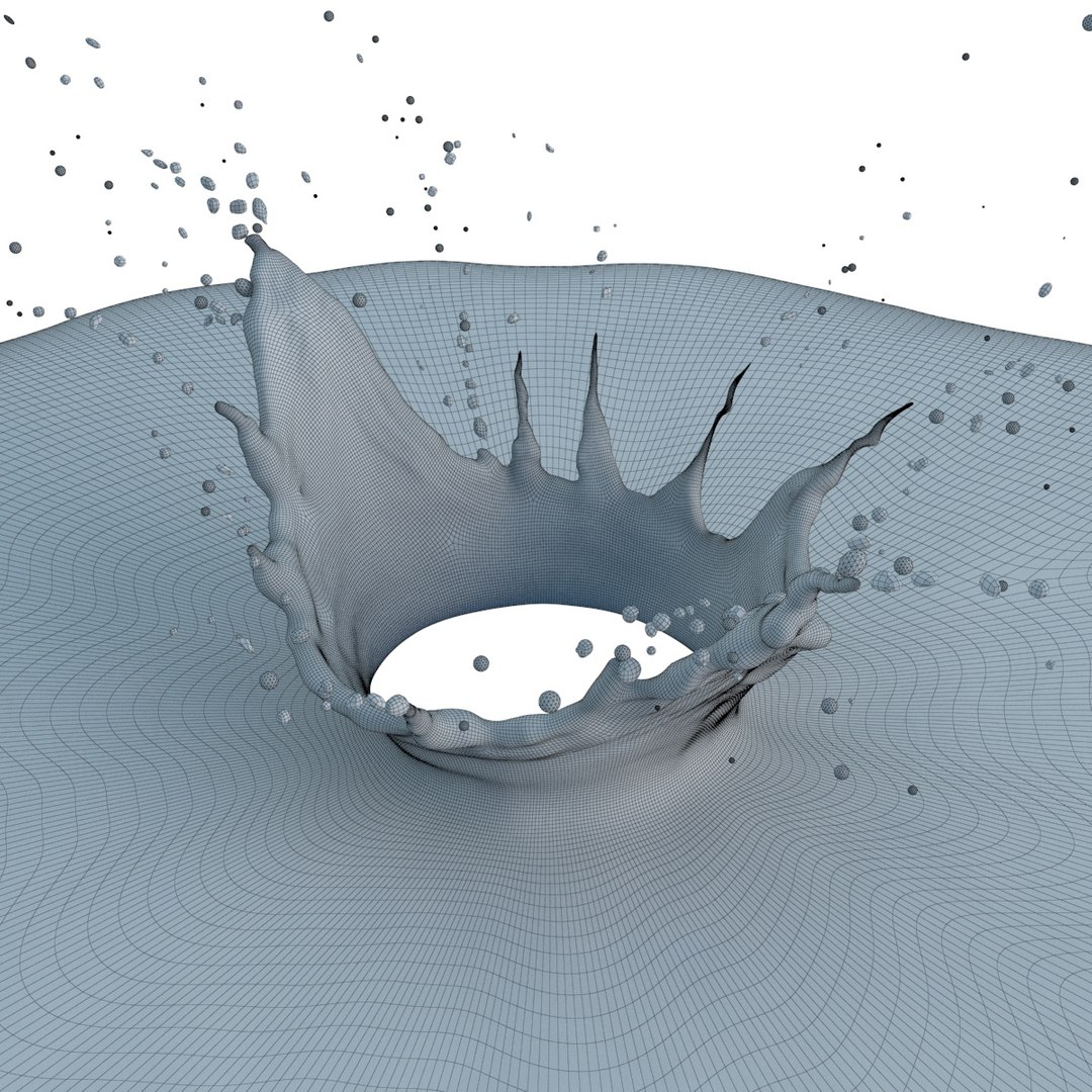 3dsmax Water Splash