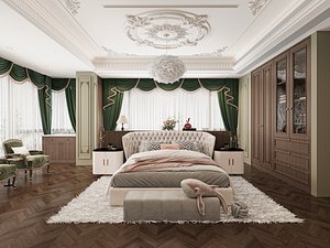 3D model Modern bedroom
