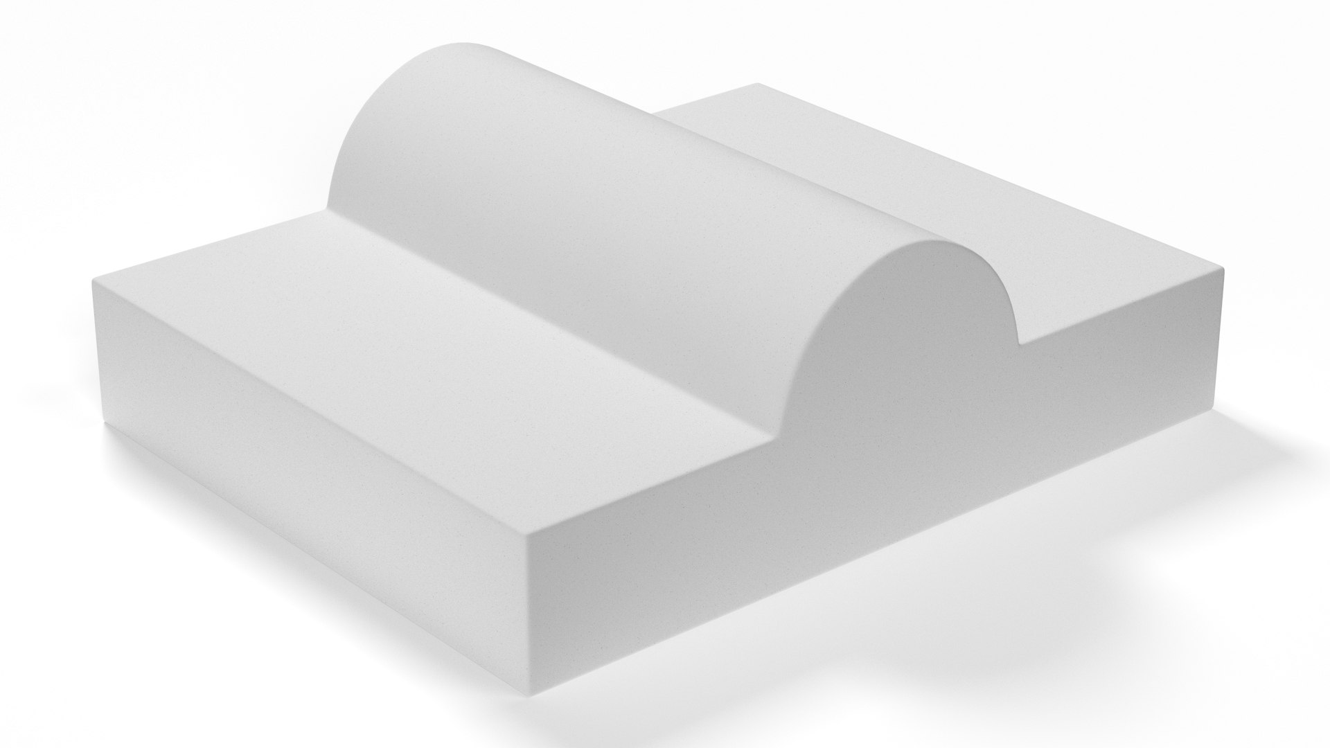 Architectural Molding Gypsum Type 20 3D model preview