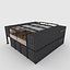 3D Container Cafe 14 model