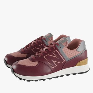 New Balance 574 Red