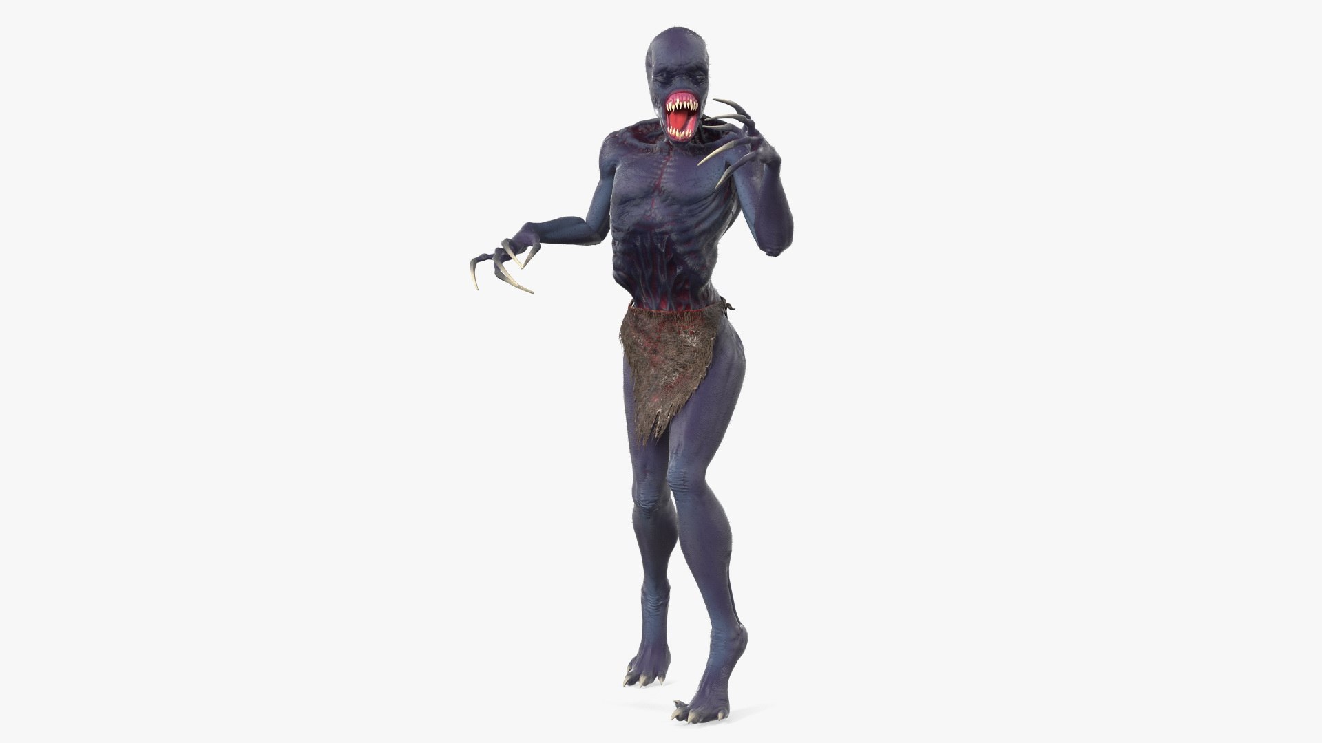 Scary Creature Standing Pose 3D Model - TurboSquid 1699095