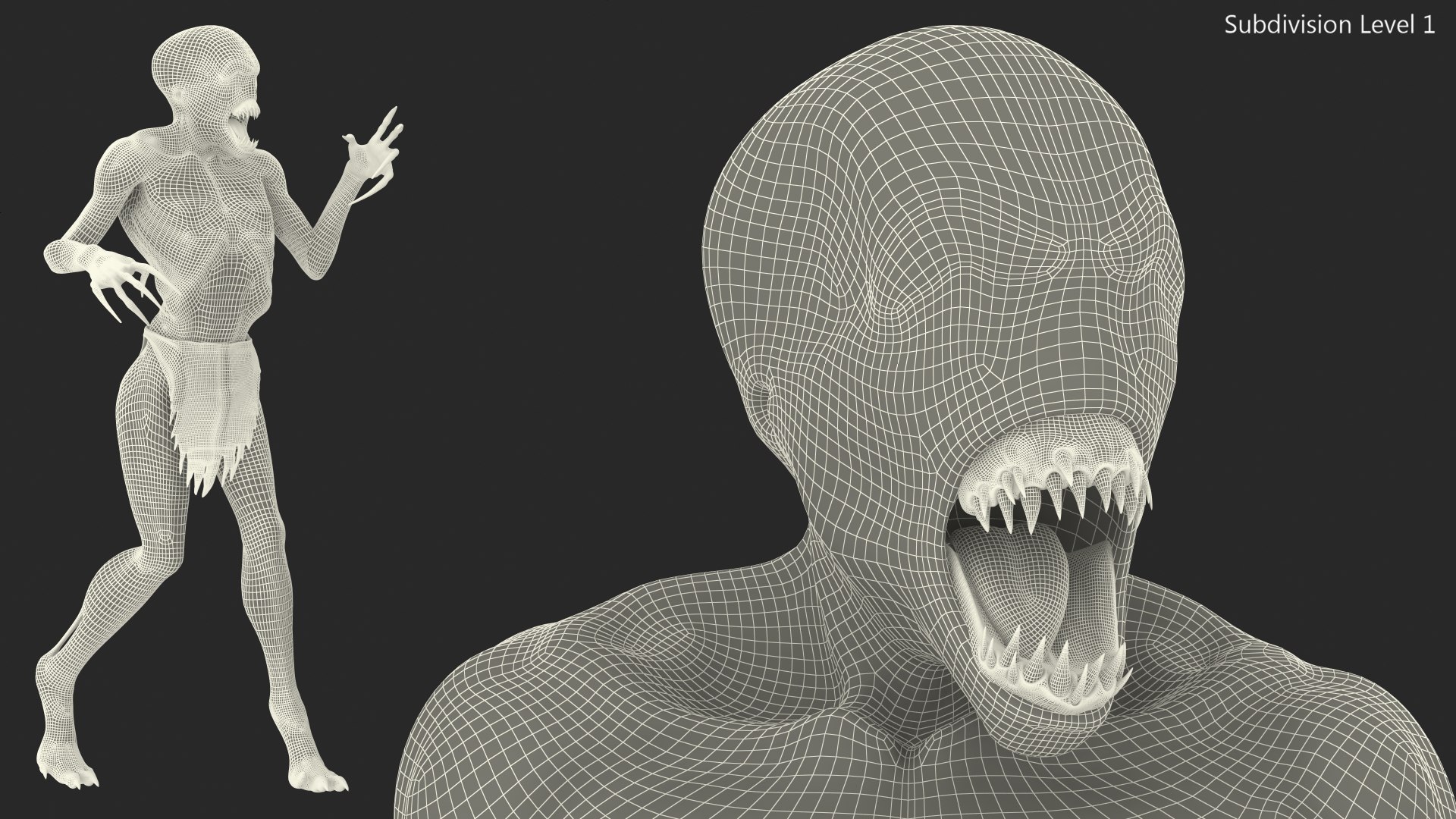 scary creature standing pose 3D model https://p.turbosquid.com/ts-thumb/Zx/JCpyEb/m0/scarycreaturestandingposefurc4dmodel020/jpg/1614593271/1920x1080/fit_q87/8e15a9b005ece97a1233417105b465a380d34b02/scarycreaturestandingposefurc4dmodel020.jpg