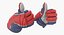 Hockey Gloves Thumb Up Pose 3D Model
