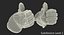 Hockey Gloves Thumb Up Pose 3D Model