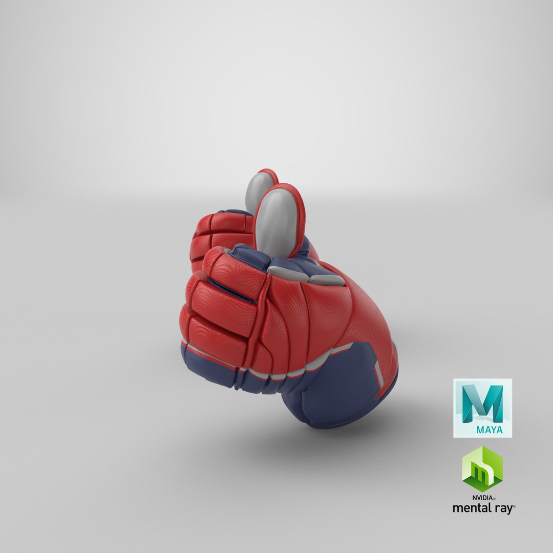 Hockey gloves thumb pose 3D model TurboSquid 1394251