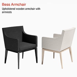 3d armchair bess chair