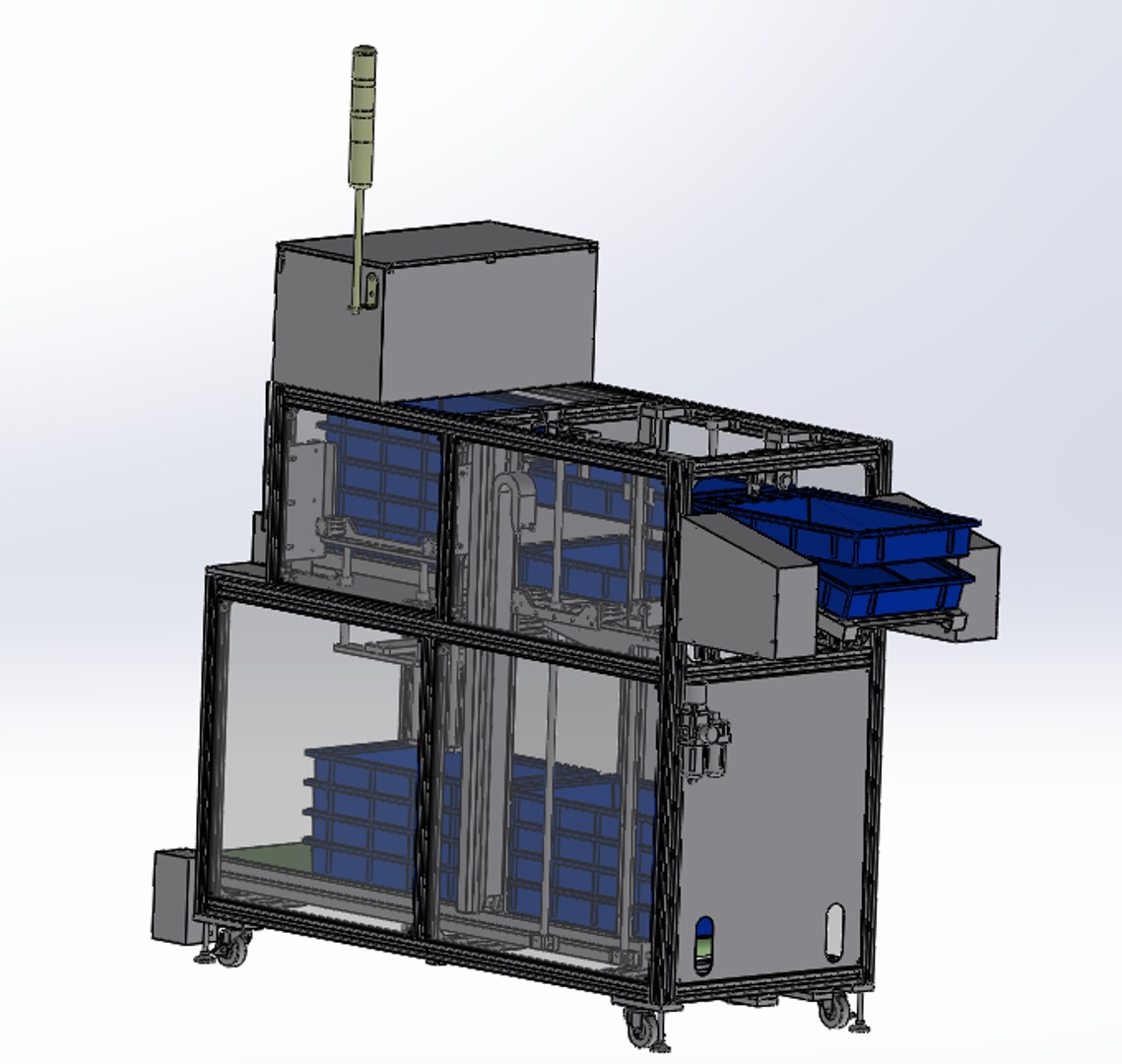 3D Stacking Box Feeding Machine - TurboSquid 1478635