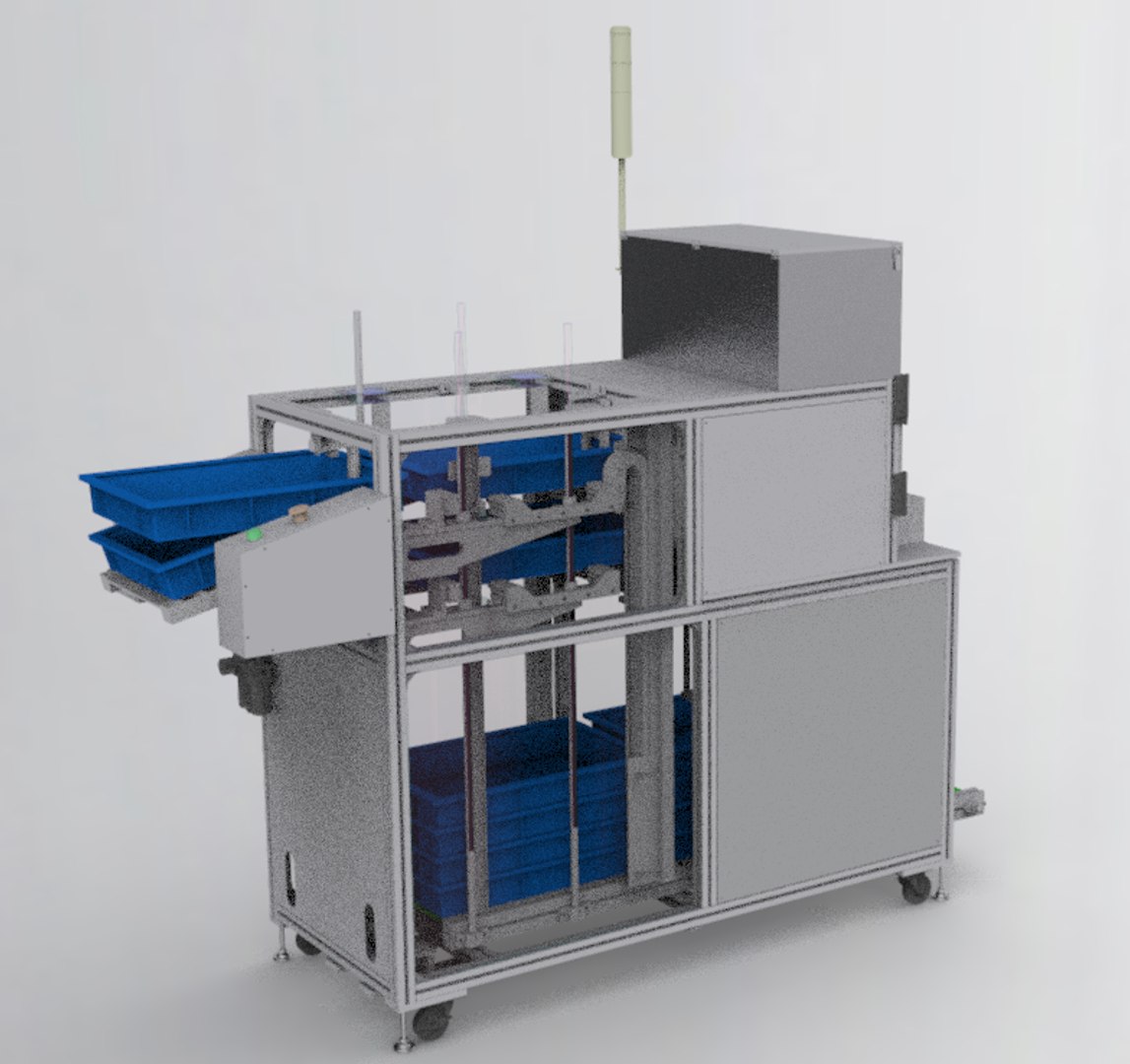 3D Stacking Box Feeding Machine - TurboSquid 1478635