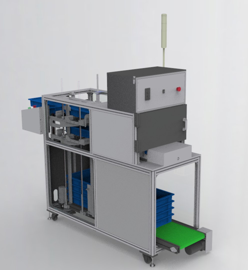 3D Stacking Box Feeding Machine - TurboSquid 1478635