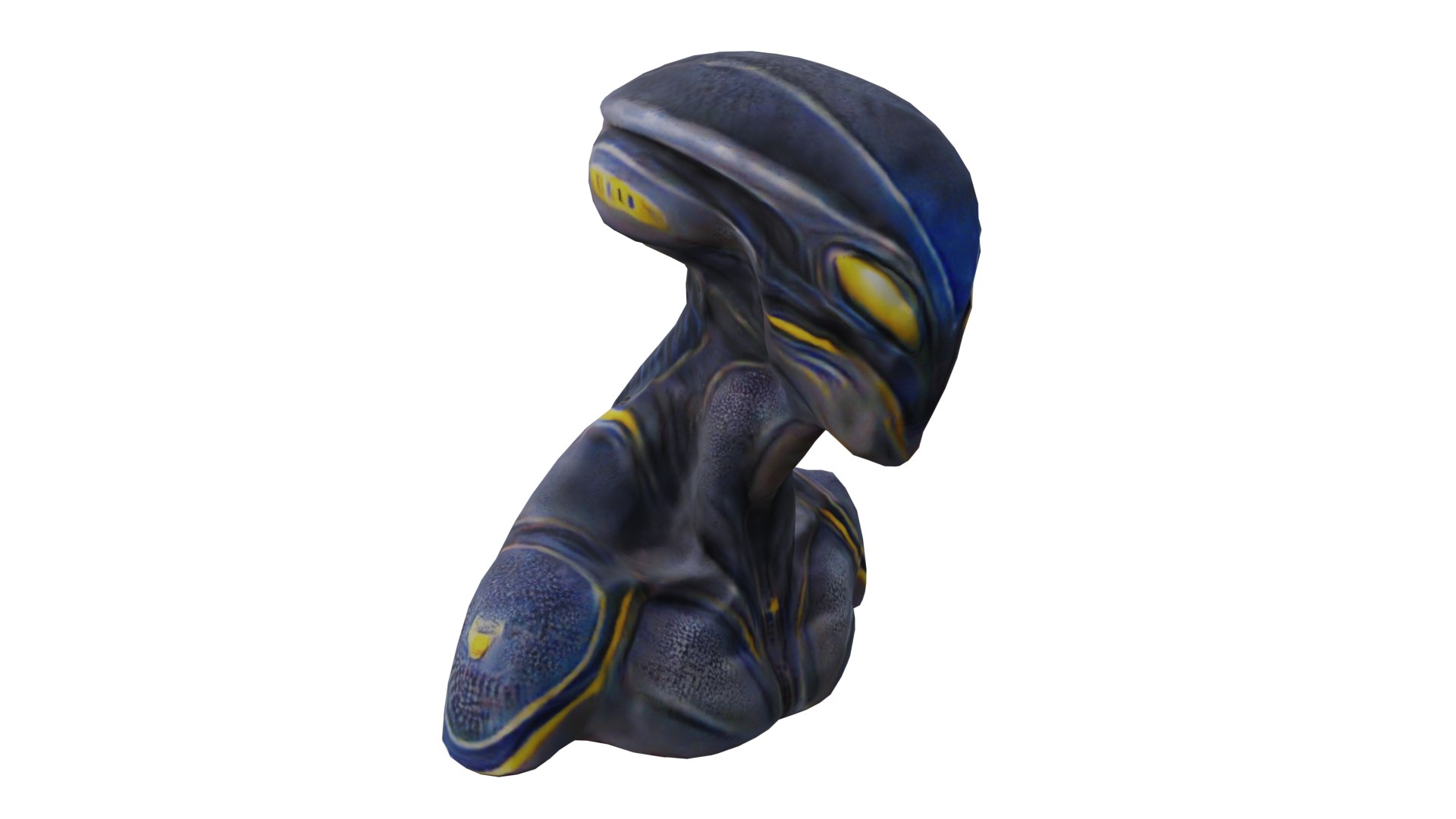Realistic Alien Low-poly 3D Model 3D Model - TurboSquid 2210311