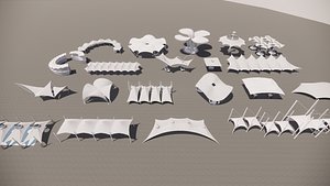 3D Tensile Structures Collection -A17
