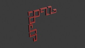 chinese ornament motif 1 3D model