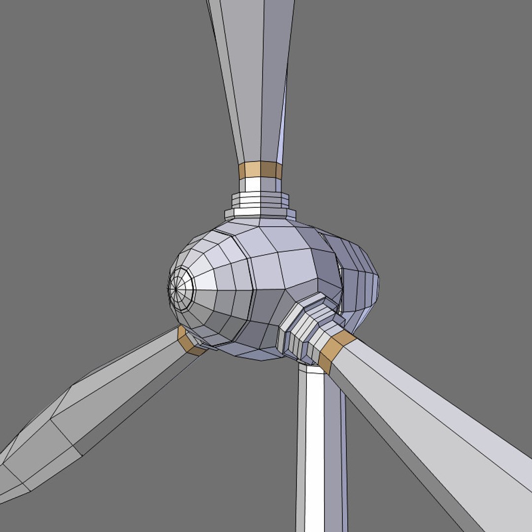 3d wind turbine model