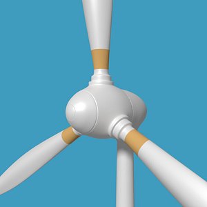 3d wind turbine model
