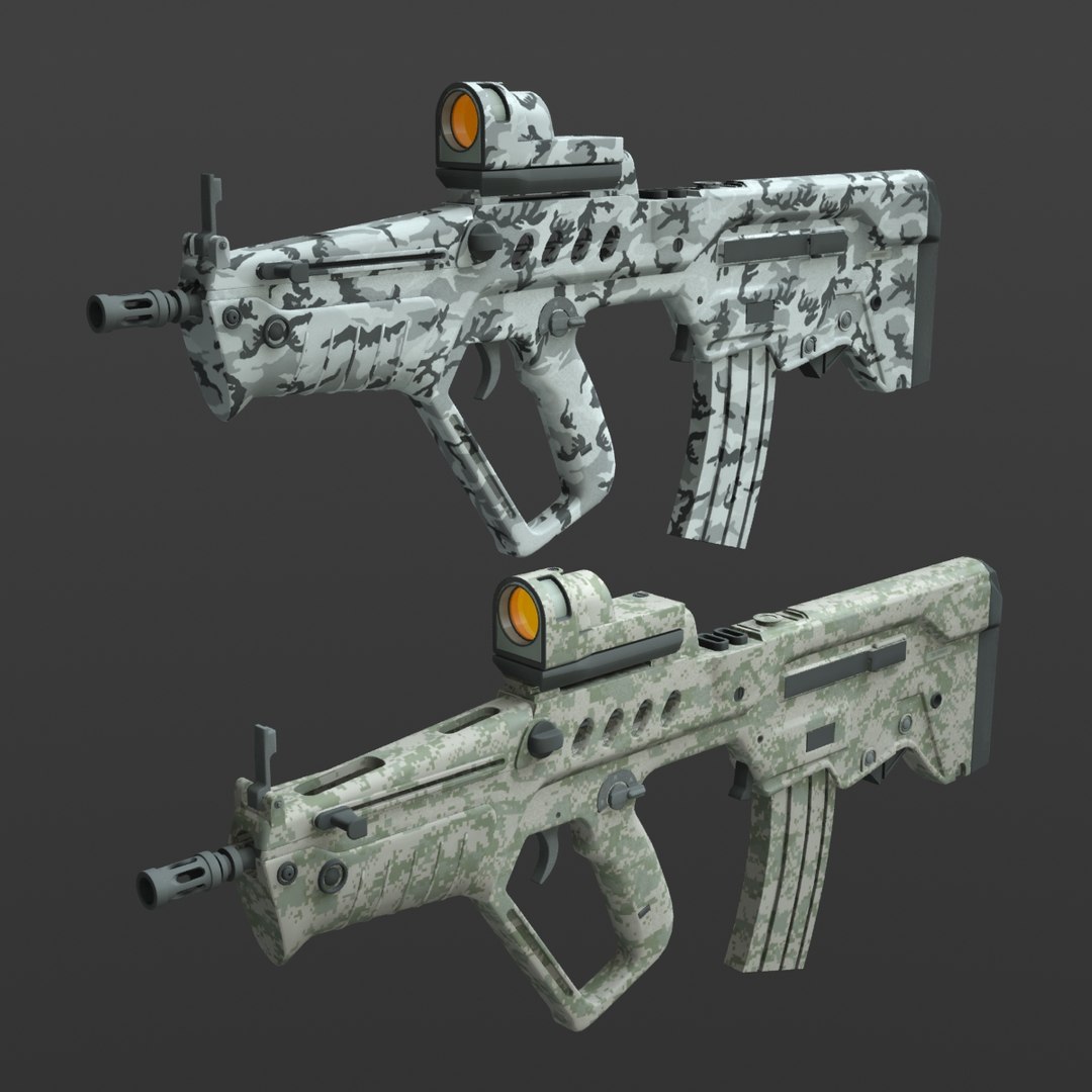3d max compact tavor assault rifle