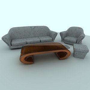 sofa table 3d model