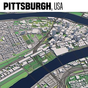 pittsburgh maps 3D