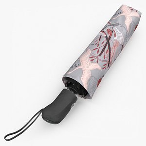 3D Auto Folding Printed Umbrella