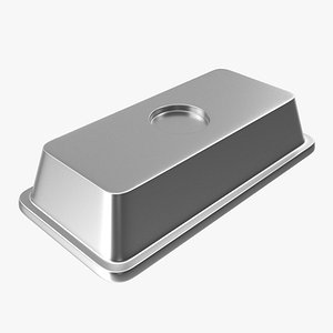 Silver Ingot Stylized