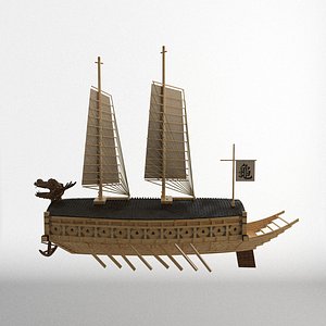 3D Turtle Ship model