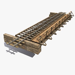 old wooden railway bridge