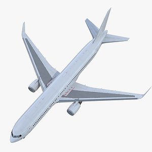 boeing 767-300er generic rigged 3D model