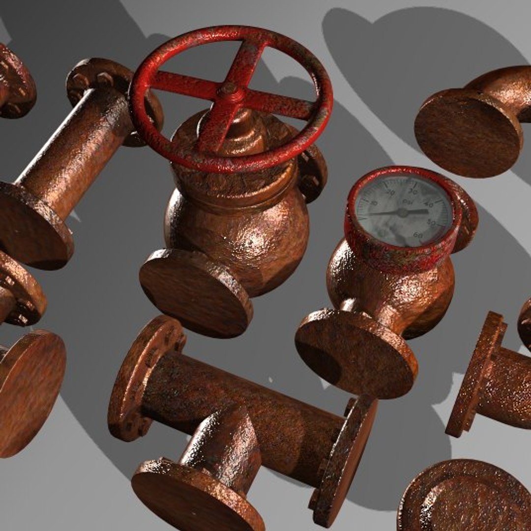 3d Model Pipe Valve