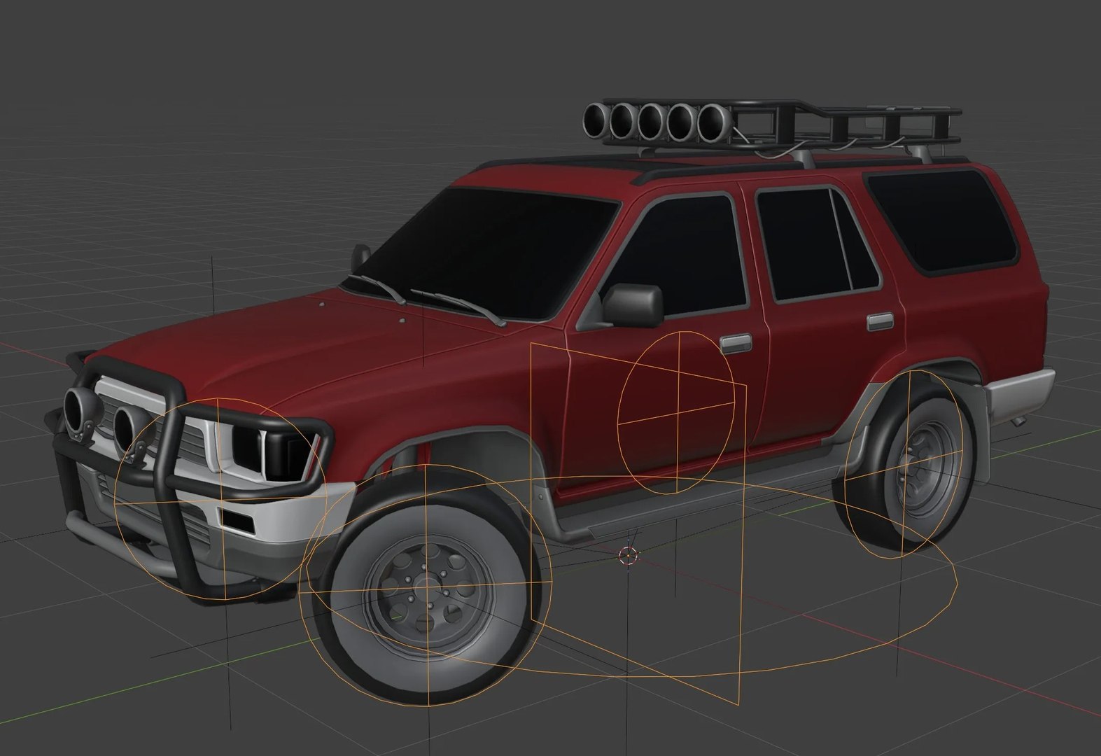 3D Toyota Hilux Surf Rigged Model - TurboSquid 2640658
