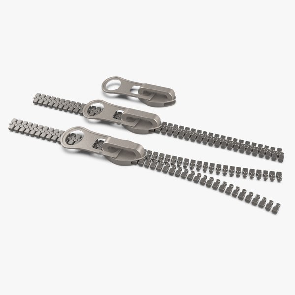 3d clothing zipper