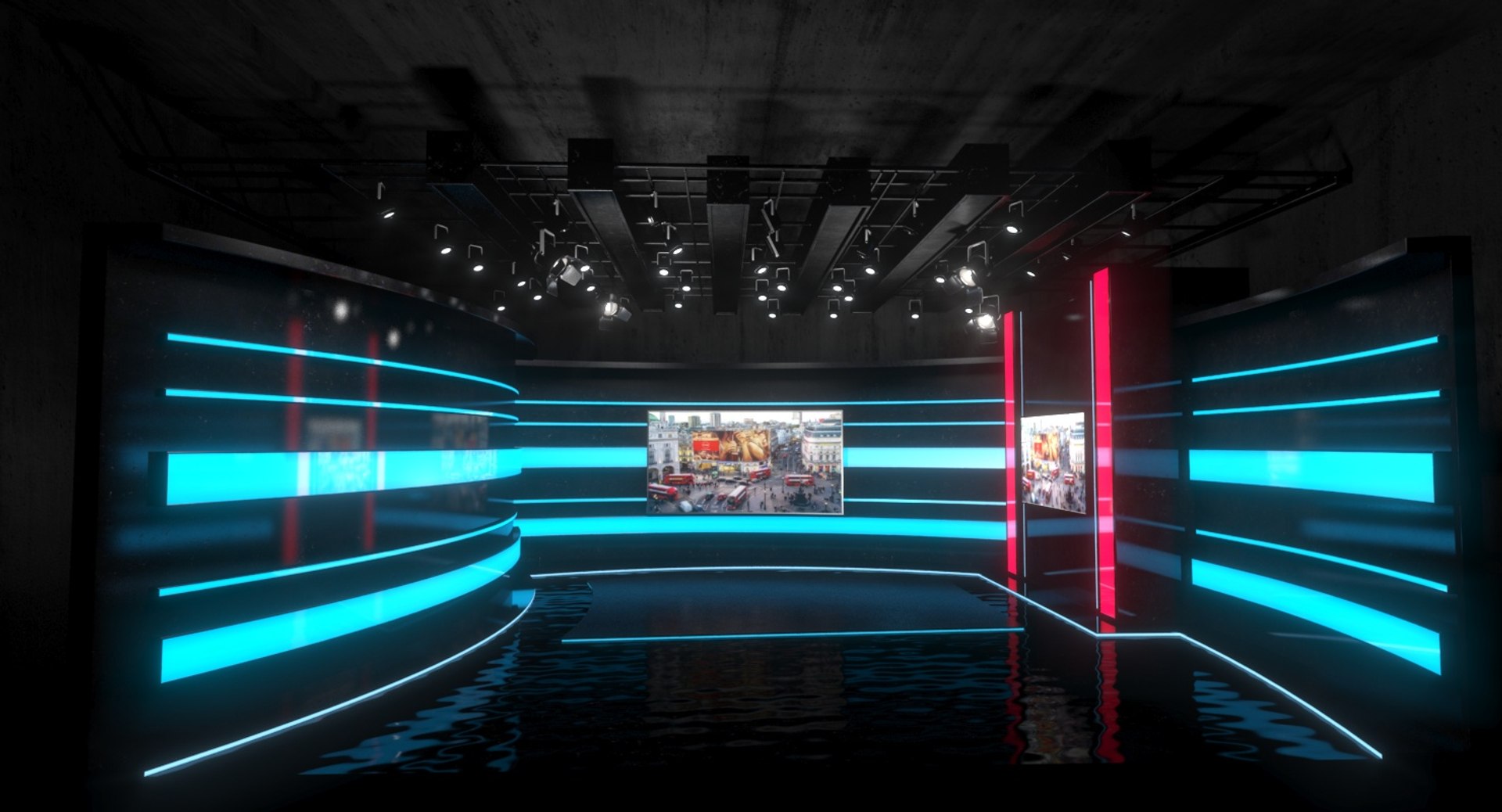 Virtual Set Studio 3D Model - TurboSquid 1403297