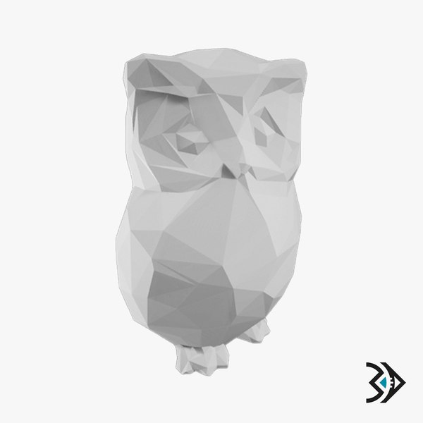 OWL LOWPOLY model - TurboSquid 1966697