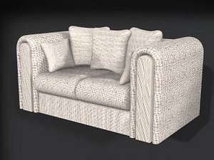 3d love seat