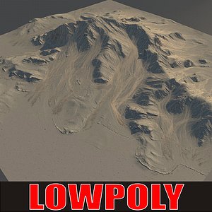 Lowpoly Mountain MtnN7