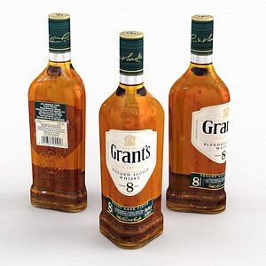 Alcohol Bottle Grants Blended Scotch Whisky 8 Years Old Sherry Cask Finish 700ml 2022