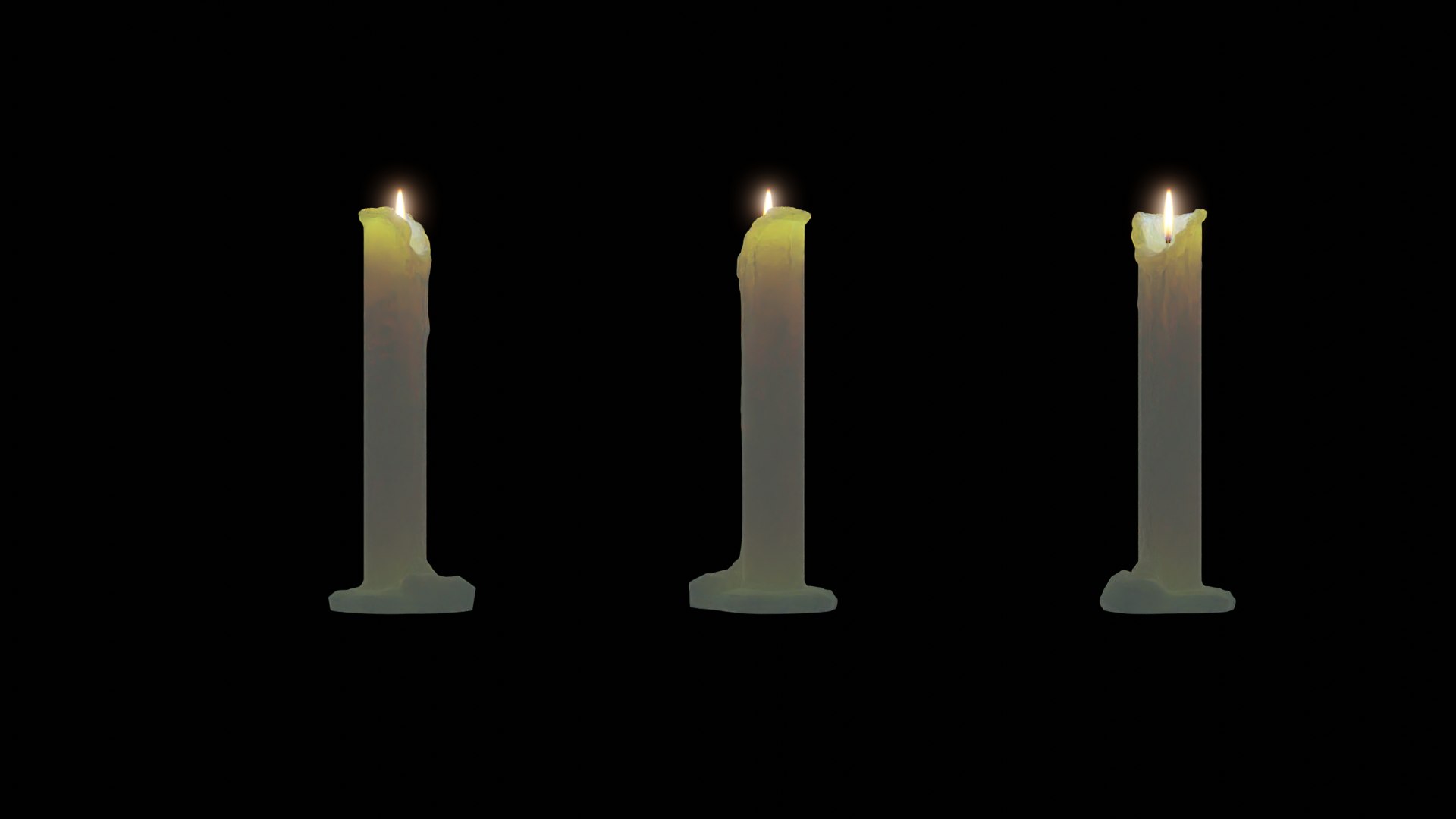 Candle Realistic 3D Model - TurboSquid 1615074