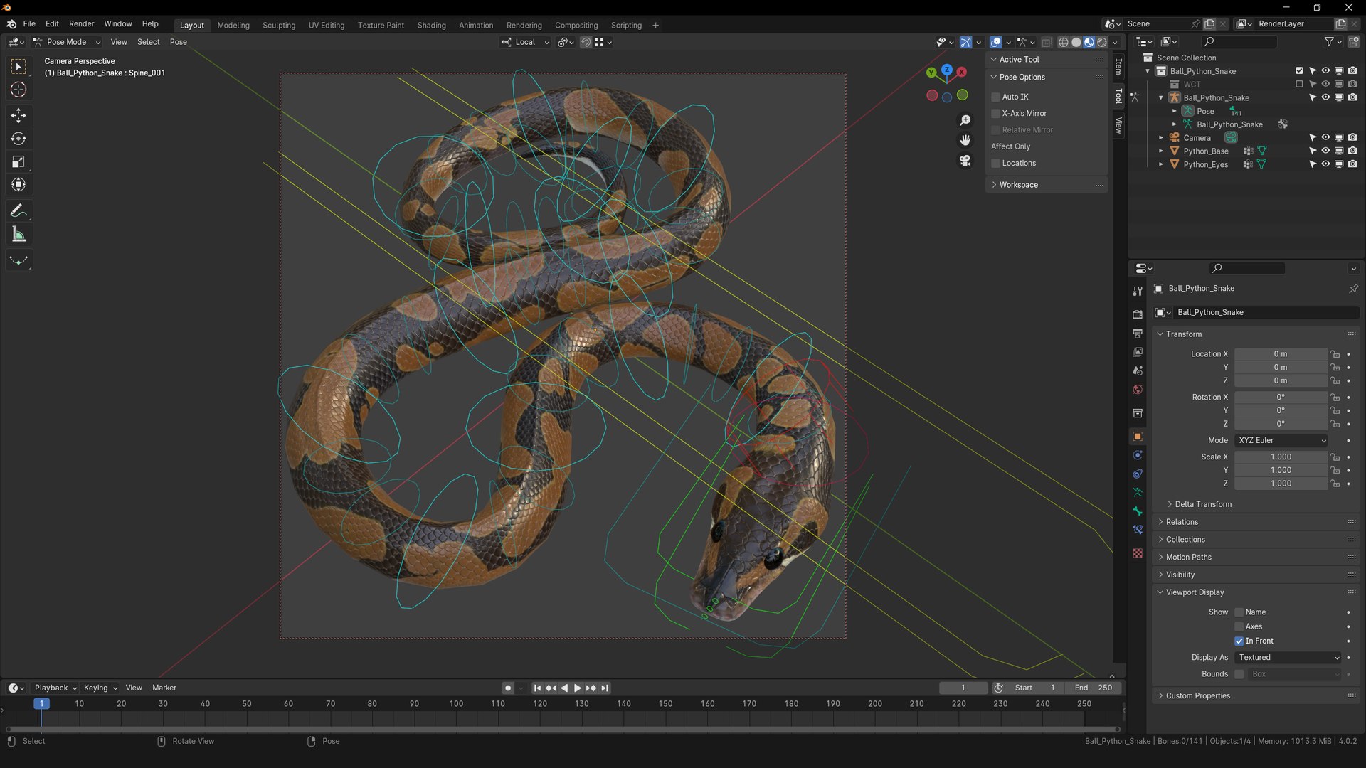 Ball Royal Python Snake Rigged PBR 3D model https://p.turbosquid.com/ts-thumb/Zy/AVeR01/Ad/scrblend/png/1709728079/1920x1080/fit_q87/0fca6af96cd1b82b2418b985b2a283ddd118cf5d/scrblend.jpg