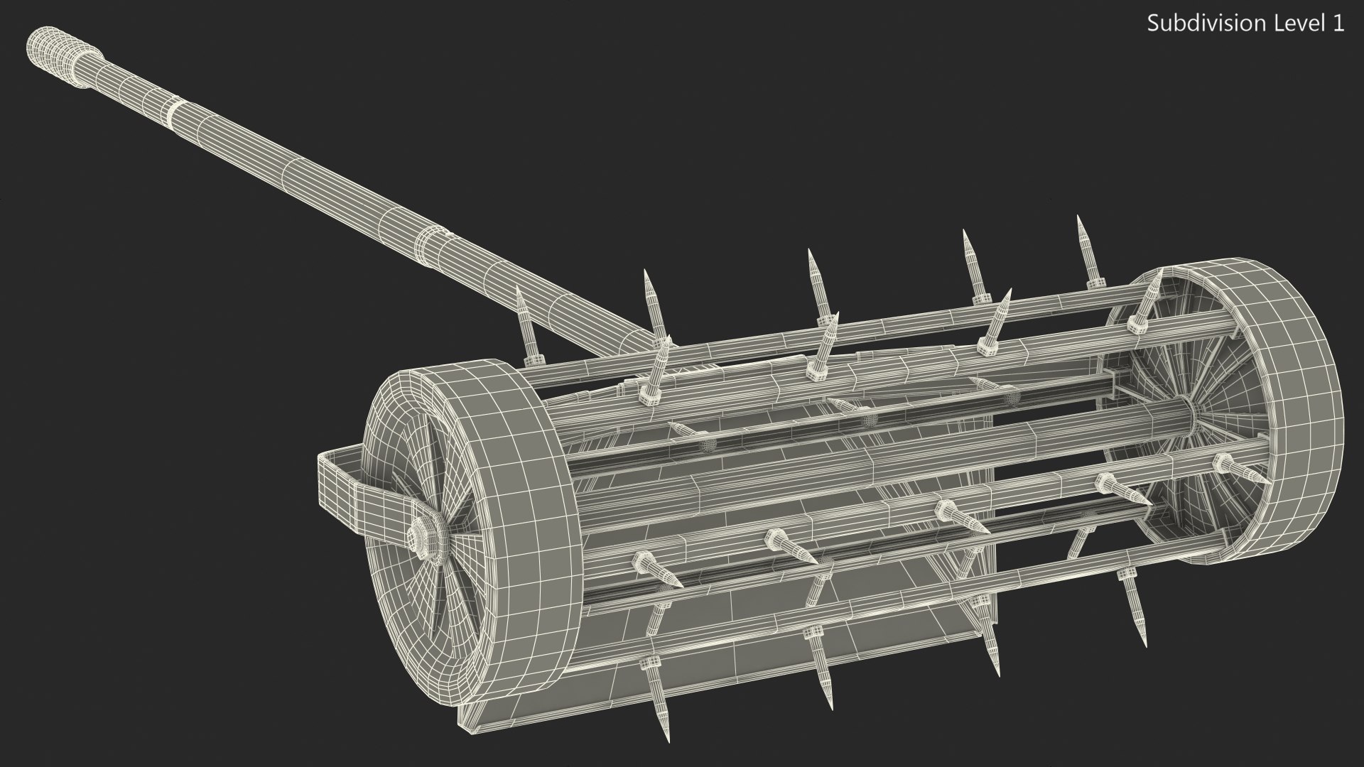 lawn spike aerator roller 3D model https://p.turbosquid.com/ts-thumb/Zy/CIcg7O/nb0i4Lad/lawnspikeaeratorrollermb3dmodel022/jpg/1608579164/1920x1080/fit_q87/269426041644dcc1b3a713e92d87467fe315564e/lawnspikeaeratorrollermb3dmodel022.jpg