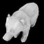 low poly bear