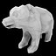 low poly bear