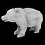 low poly bear