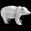 low poly bear