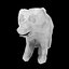 low poly bear