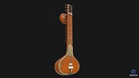 Sitar 3D Model