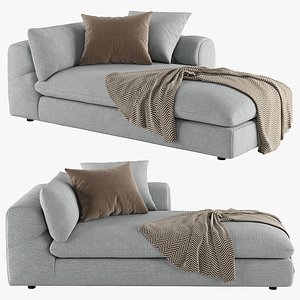 Cambria Boucle Right-Arm Chaise Lounge