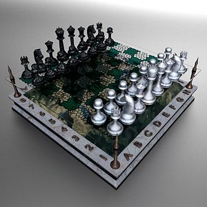 Chess Pieces 3D Model $20 - .max .3ds .dwg .fbx - Free3D