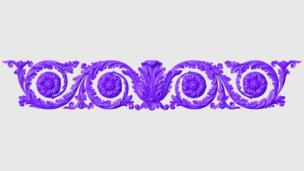 Set acanthus friezes 3D - TurboSquid 1694881