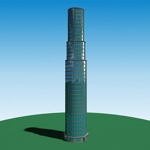 realistic skyscraper 3ds